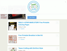 Tablet Screenshot of frugalfamilyfunblog.com